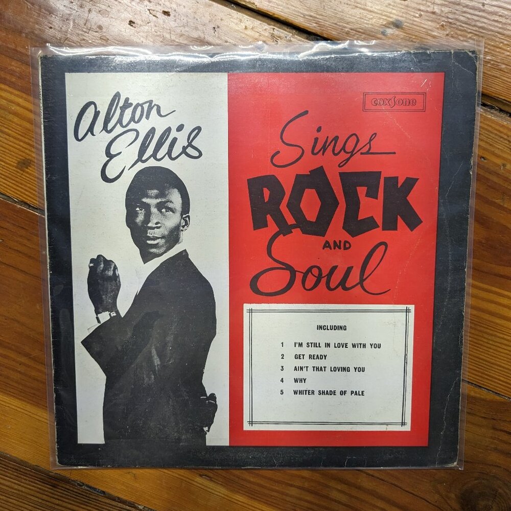 ALTON ELLIS - SINGS ROCK AND SOUL (ROCKSTEADY LP) 12" 1967(well-cared)